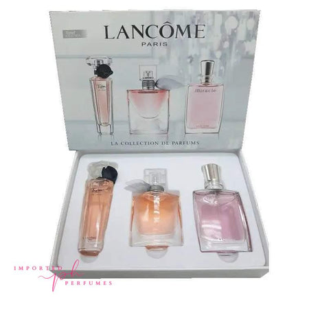 Lancome Paris 3 in 1 Gift Set La Collection de Parfums EDP-Imported Perfumes Co-For Women,gift set,gift sets,gitt set,Lancome,perfume set,set,sets,Women