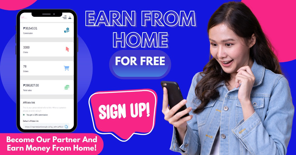 How To Earn From Home With Imported Perfumes Partner Program Imported Perfumes Philippines Blog