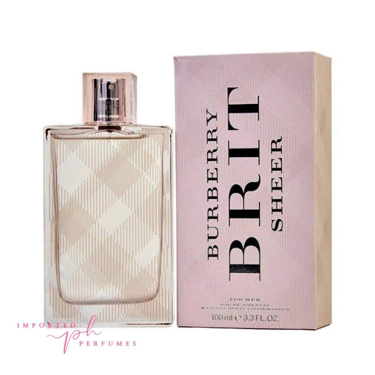 BURBERRY Brit Sheer Eau de Toilette For Her 100ml-Imported Perfumes Co-100ml,200ml,brit,burberry,women