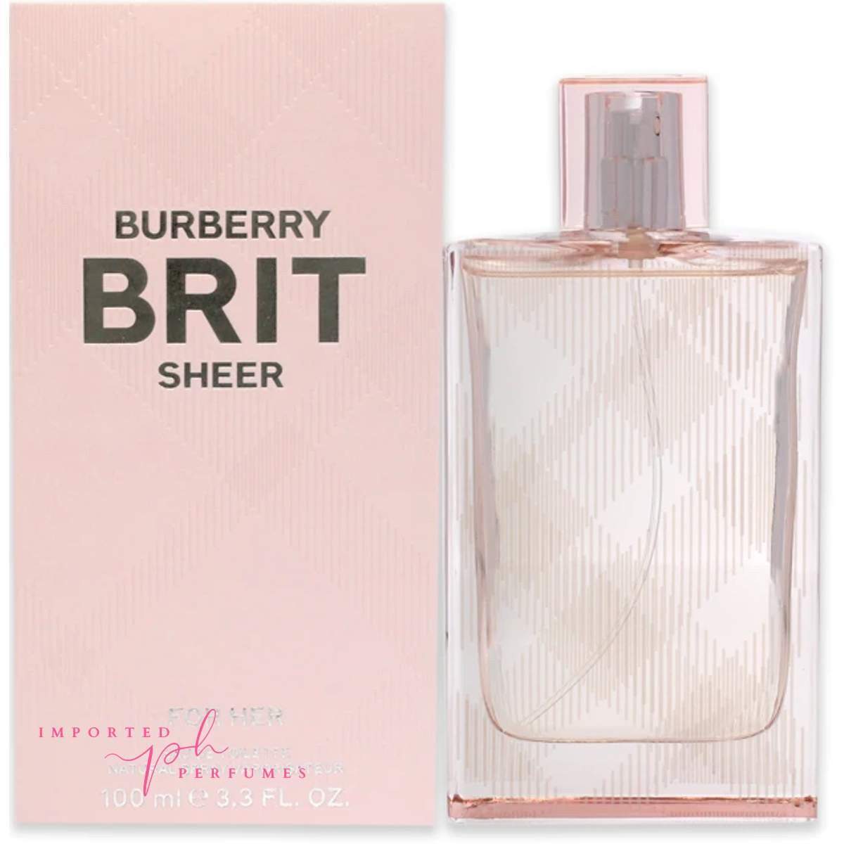 BURBERRY Brit Sheer Eau de Toilette For Her 100ml-Imported Perfumes Co-100ml,200ml,brit,burberry,women