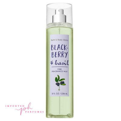 Bath and Body Works Blackberry Basil Fine Fragrance Mist 236ml-Imported Perfumes Co-babw,bath and body,bath and body works,body works,women