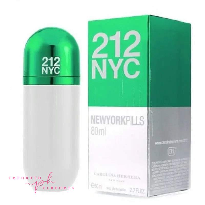 Carolina Herrera 212 NYC Pills Green EDT 80ml Women-Imported Perfumes Co-carolina,carolina herrerra,CH for me,For Women,Pill,Pills,Women
