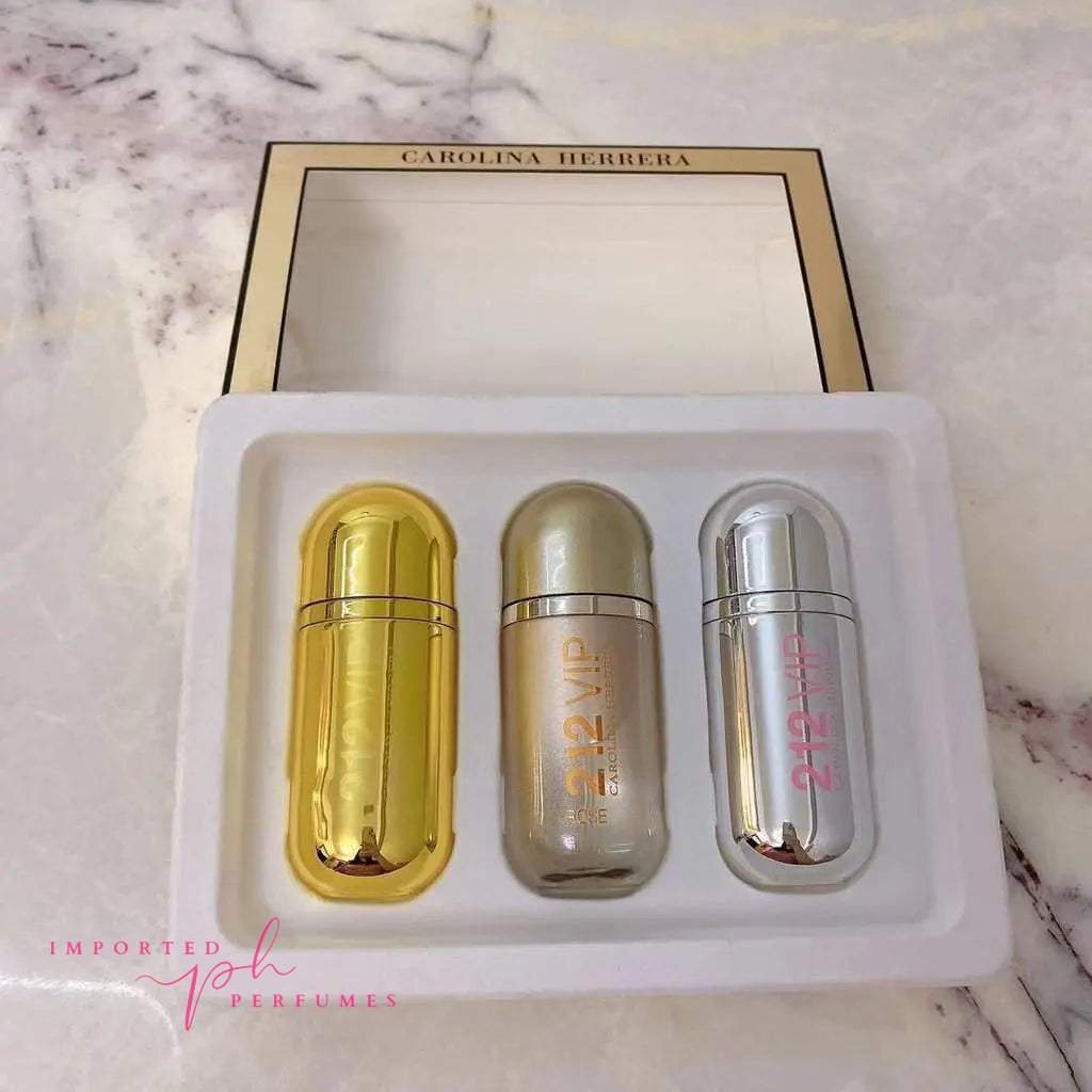 Carolina Herrera 212 Vip 3 in 1 Perfume Gift Set For Women-Imported Perfumes Co-212,carolina,CH,CK,perfume set,set,sets,VIP,women