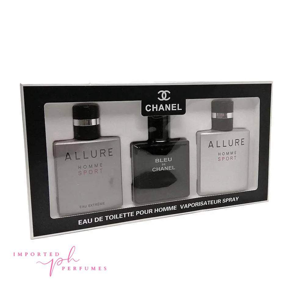 Chanel Mini Perfume Gift Sets For Men 3x-Imported Perfumes Co-Chanel,gift,Men,men sets,set,sets
