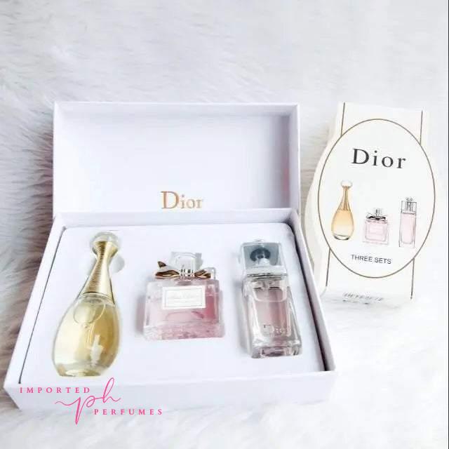 Christian Dior Fragrance 3 in 1 Gift Set For Women 30ml-Imported Perfumes Co-Dior,Dior Gift set,Dior Set,gift set,gift sets,gitt set,men sets,perfume set,set,sets