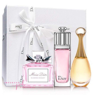 Christian Dior Fragrance 3 in 1 Gift Set For Women 30ml-Imported Perfumes Co-Dior,Dior Gift set,Dior Set,gift set,gift sets,gitt set,men sets,perfume set,set,sets
