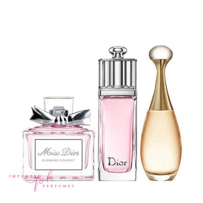 Christian Dior Fragrance 3 in 1 Gift Set For Women 30ml-Imported Perfumes Co-Dior,Dior Gift set,Dior Set,gift set,gift sets,gitt set,men sets,perfume set,set,sets