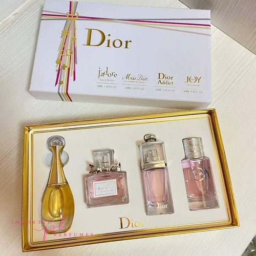 Charger l&#39;image dans la visionneuse de la galerie, Christian Dior Fragrance Gift Set 4 in 1 Set For Women 30ml-Imported Perfumes Co-Dior,Dior Gift set,Dior Set,gift set,gift sets,gitt set,perfume set,set,sets,Women
