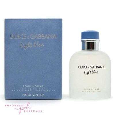 D&G Light Blue For Men By Dolce & Gabbana Eau De Toilette 125ml-Imported Perfumes Co-Dolce,Dolce & Gabbana,Light blue,men