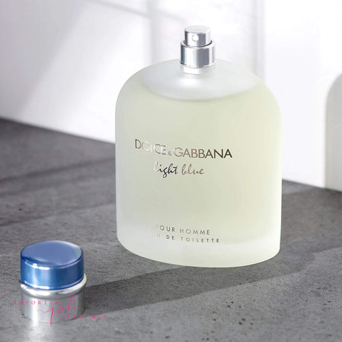 Charger l&#39;image dans la visionneuse de la galerie, D&amp;G Light Blue For Men By Dolce &amp; Gabbana Eau De Toilette 125ml-Imported Perfumes Co-Dolce,Dolce &amp; Gabbana,Light blue,men
