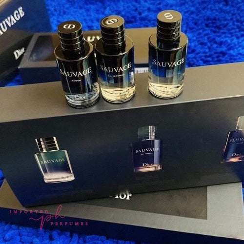Charger l&#39;image dans la visionneuse de la galerie, Dior Sauvage 3 in 1 Set For Men 30ml Each EDT-Imported Perfumes Co-Dior,for men,men,Sauvage
