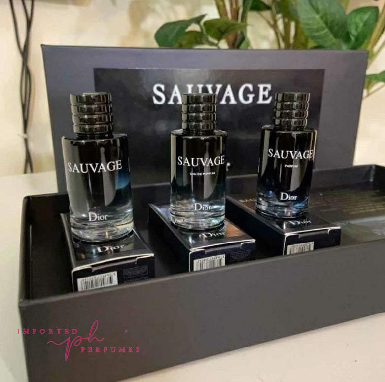 Dior Sauvage 3 in 1 Set For Men 30ml Each EDT-Imported Perfumes Co-Dior,for men,men,Sauvage
