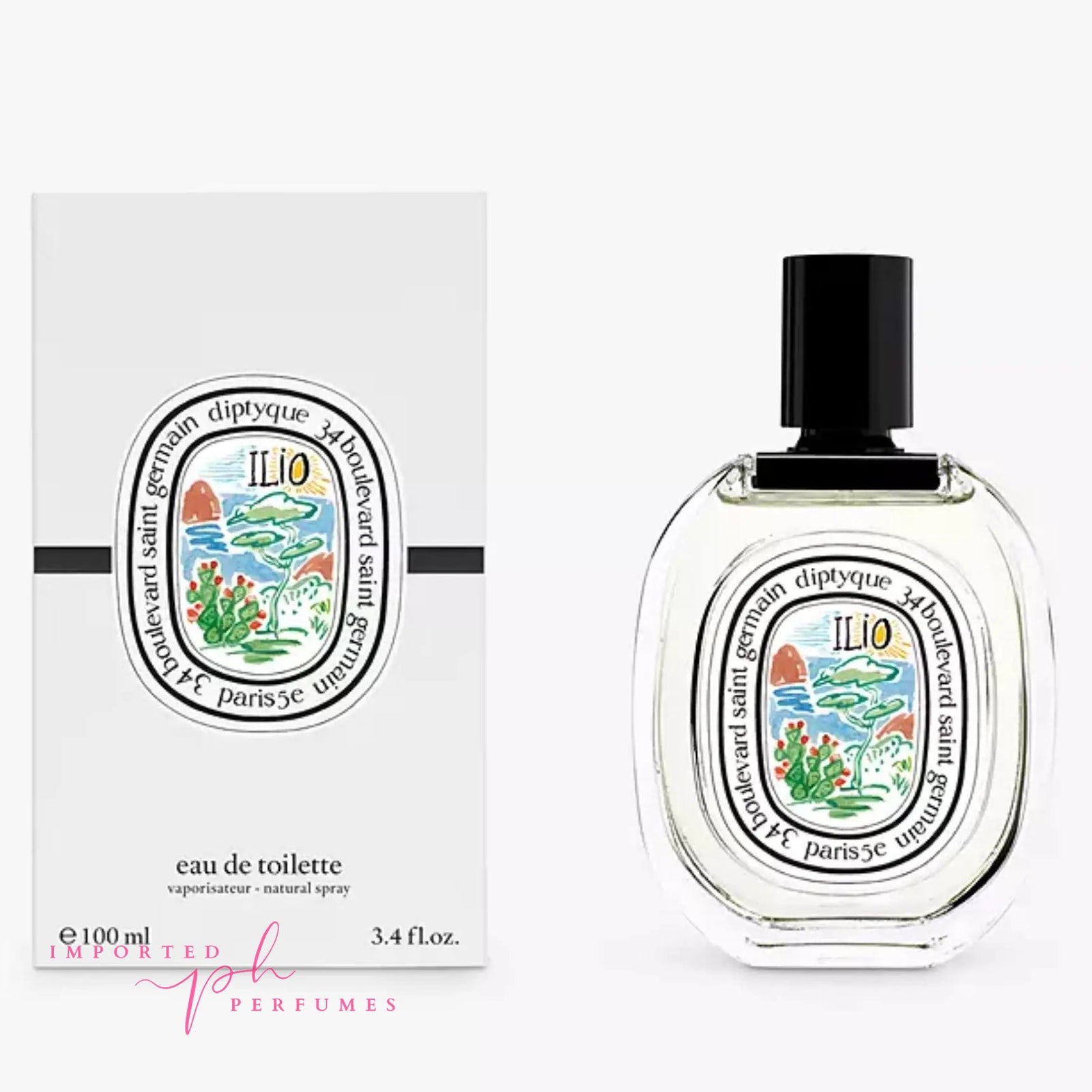 Diptyque ILIO Eau de Toilette Spray Unisex 100ml Imported Perfumes & Beauty Store