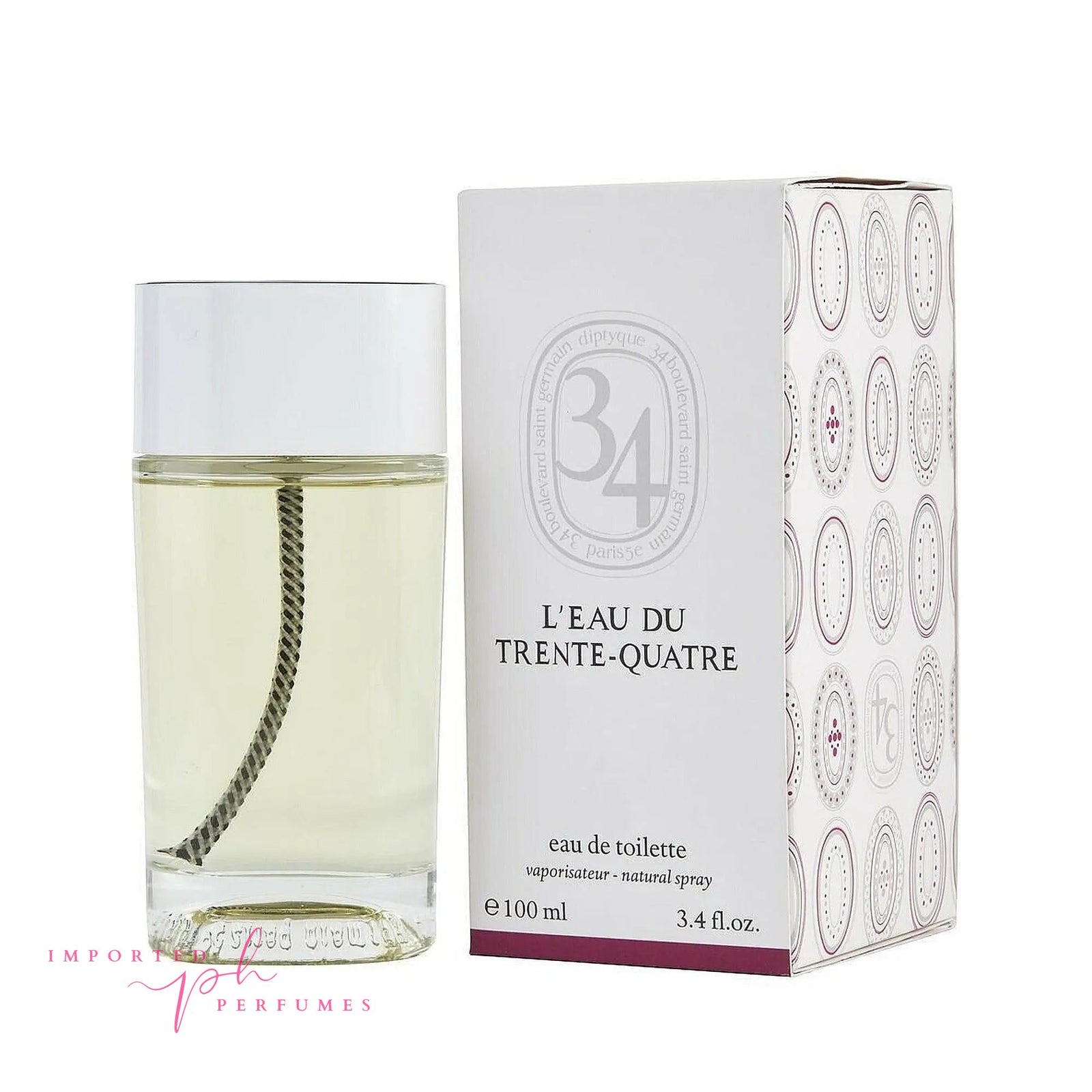 Diptyque L'eau Du Trente-Quatre EDT Unisex 100ml Imported Perfumes & Beauty Store