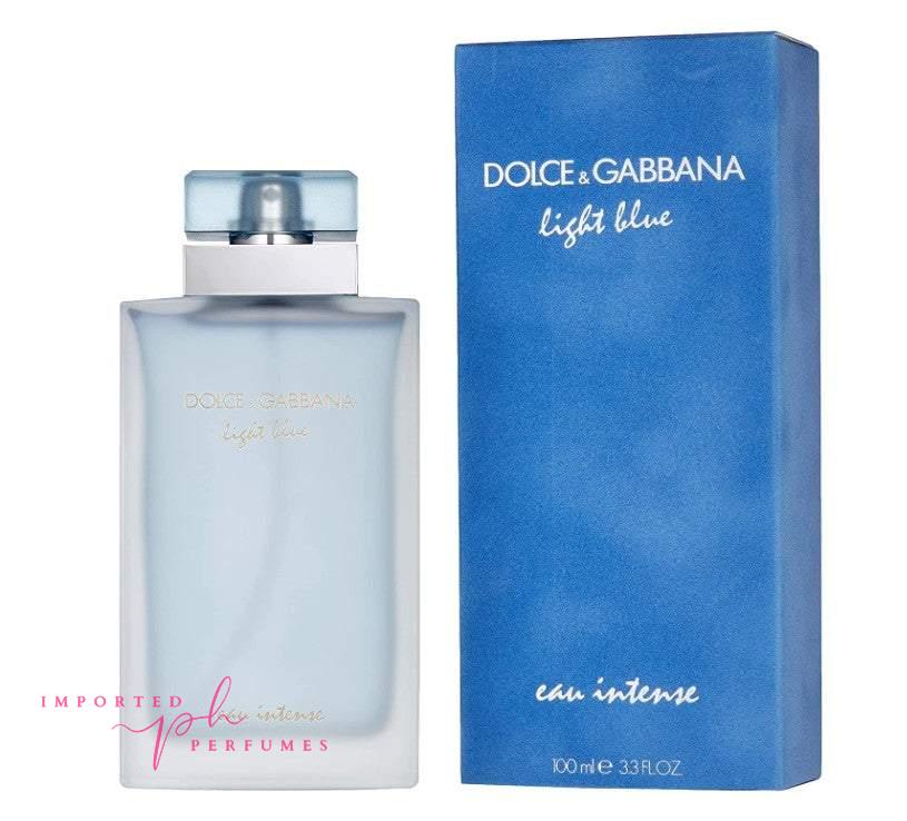 Dolce & Gabbana Light Blue Eau Intense For Women EDP 100ml-Imported Perfumes Philippines-Dolce,Dolce & Gabbana,Dolce by dolce,Eau Intense,for women,Light Blue,women,Women perfume