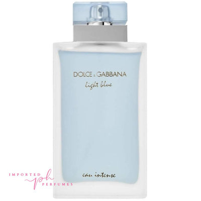 Dolce & Gabbana Light Blue Eau Intense For Women EDP 100ml-Imported Perfumes Philippines-Dolce,Dolce & Gabbana,Dolce by dolce,Eau Intense,for women,Light Blue,women,Women perfume