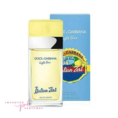 Dolce & Gabbana Light Blue Italian Zest Pour Femme Eau de Toilette 100ml-Imported Perfumes Co-100ml,Dolce,Dolce & Gabbana,italian zest,light blue,women
