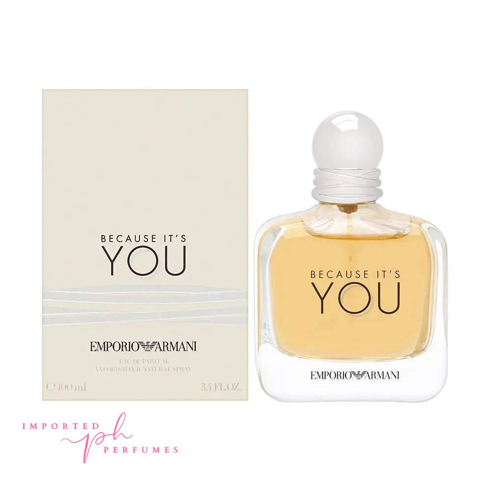 Emporio Armani Because It's You Eau De Parfum 100ml-Imported Perfumes Co-Because it's you,Emporio,Giogio Armani,Giorgio Armani,Women,You