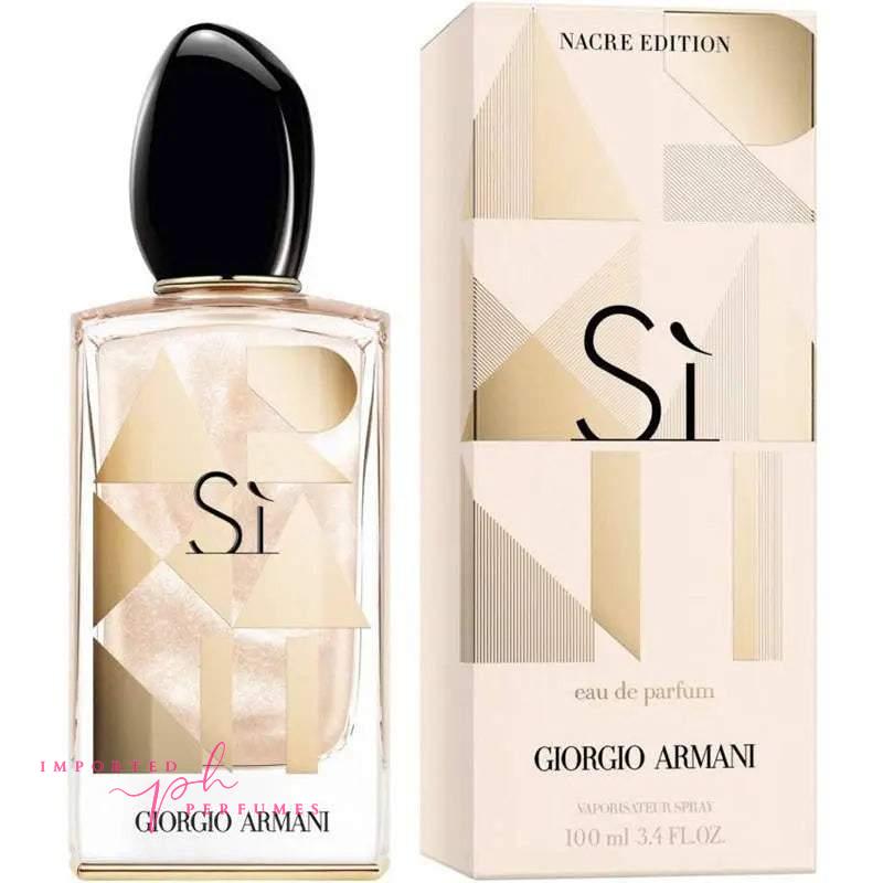 GIORGIO ARMANI Si Nacre Eau de Parfum For Women 100ml-Imported Perfumes Co-Armani,Giogio Armani,Giorgio Armani,Si,Si For women,Women