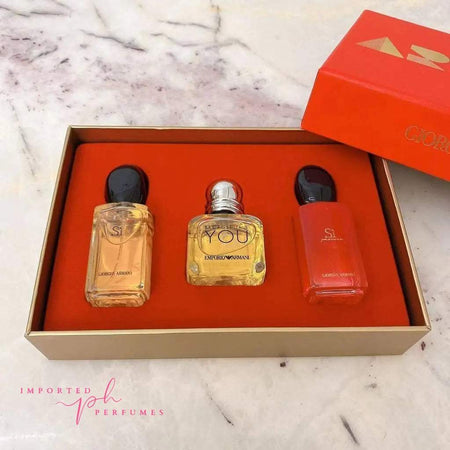 Giorgio Armani 3 in 1 Set For Women-Imported Perfumes Co-Acqua di Gioia,Giogio Armani,Giorgio Armani,set,sets,women