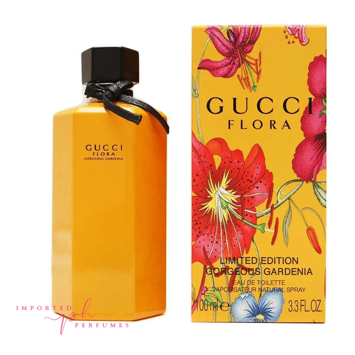 Gucci Flora Gorgeous Gardenia Limited Edition 2018 For Women 100ml-Imported Perfumes Co-Floral,Gucci,Limited Edittion,women,Yellow