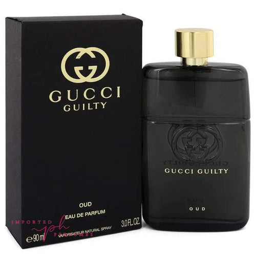 Charger l&#39;image dans la visionneuse de la galerie, Gucci Guilty Oud by Gucci Eau De Parfum Spray (Unisex) 3 oz / 90 ml-Imported Perfumes Co-Gucci,Gucci Gold,Guilty,men,Oud,women
