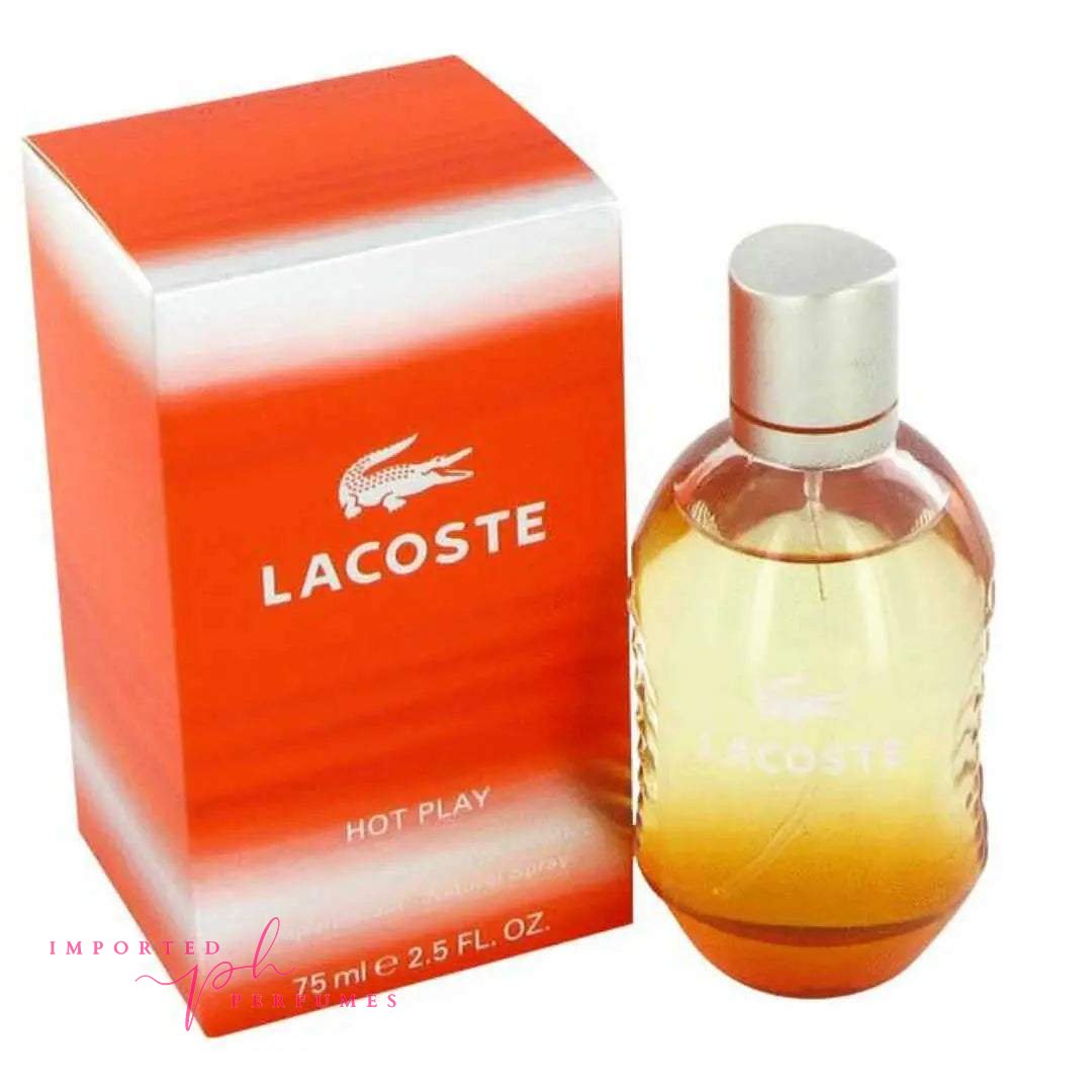 Lacoste Hot Play Eau de Toilette for Men 75 ml-Imported Perfumes Co-Hot play,Lacoste,Lacoste men