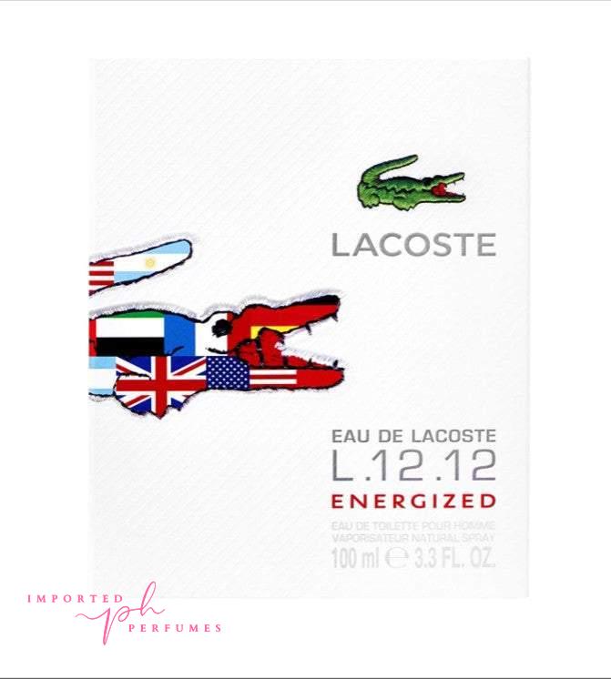 Lacoste L.12.12 Energized Men's Eau de Toilette 100ml-Imported Perfumes Co-Lacoste,Lacoste for men,men