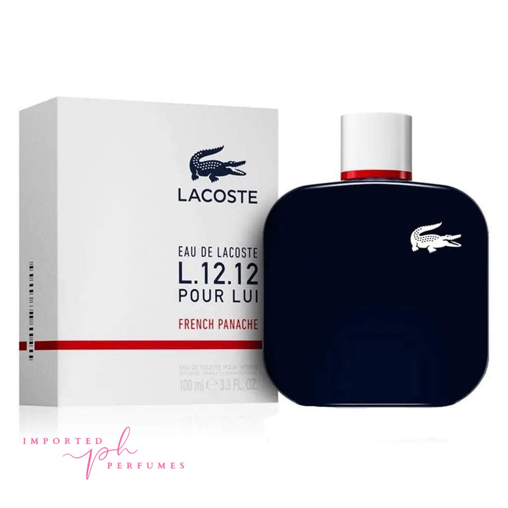 Lacoste L.12.12 French Panache Pour Lui Eau de Toilette For Men 100ml-Imported Perfumes Co-12.12,12.2,Blue,Lacoste,men,Pour Lui