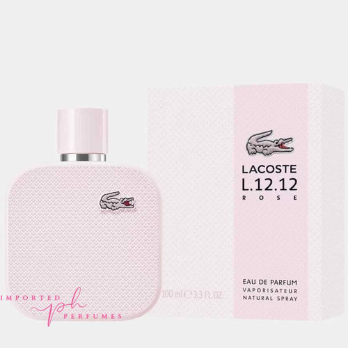 Load image into Gallery viewer, Lacoste L.12.12 Rose Eau De Parfum For Her 100ml-Imported Perfumes Co-For Her,For women,Lacoste,Lacoste Rose,Women
