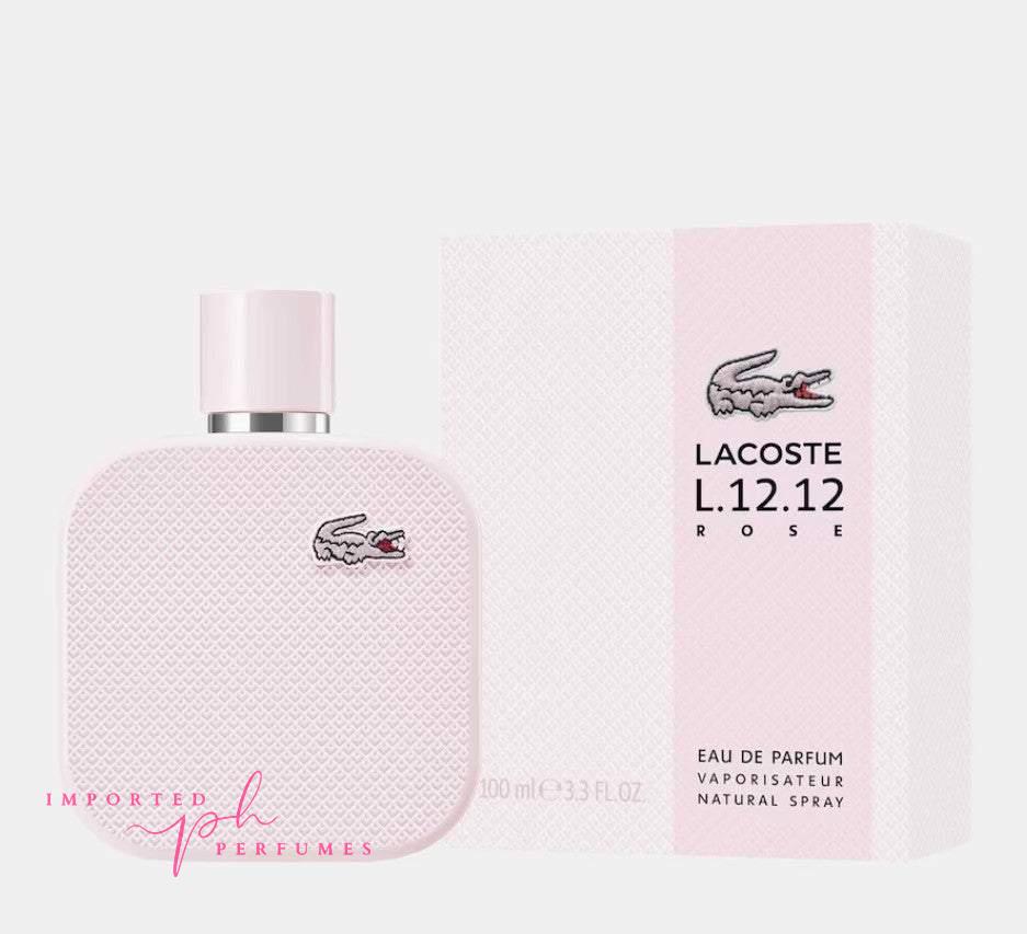 Lacoste L.12.12 Rose Eau De Parfum For Her 100ml-Imported Perfumes Co-For Her,For women,Lacoste,Lacoste Rose,Women