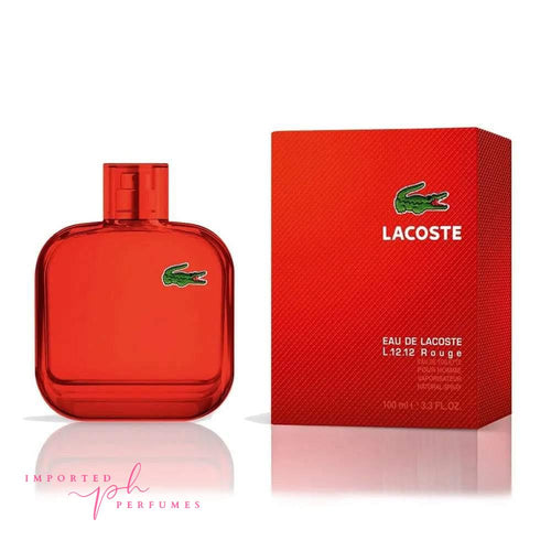 Load image into Gallery viewer, Lacoste L.12.12 Rouge Pour Lui Eau de Toilette 100ml For Men-Imported Perfumes Co-12.12,12.2,For men,Lacoste,Men,Rouge Pour Lui
