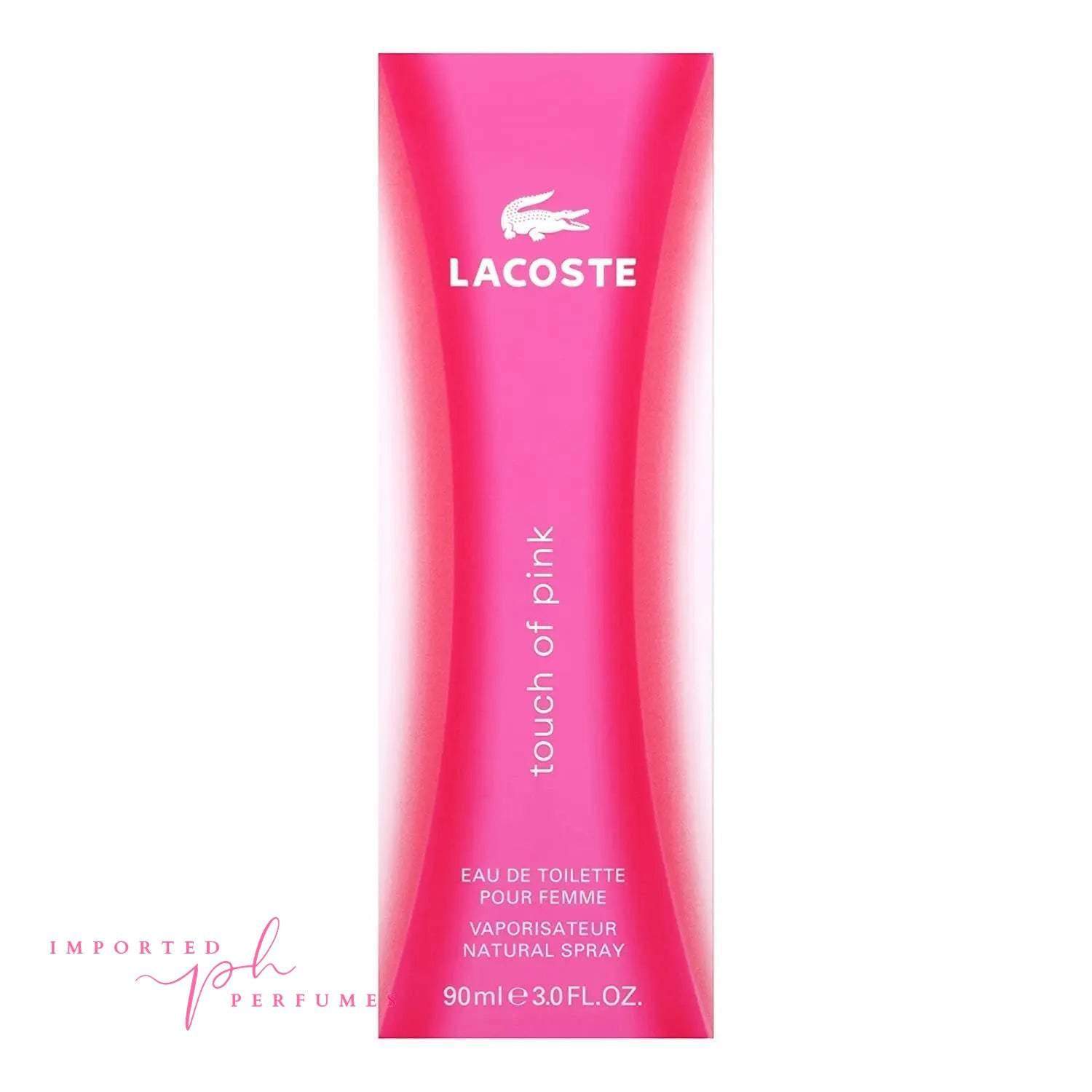 Lacoste Touch of Pink Eau de Toilette For Women 90ml-Imported Perfumes Co-Lacoste,pink,touch of pink,women