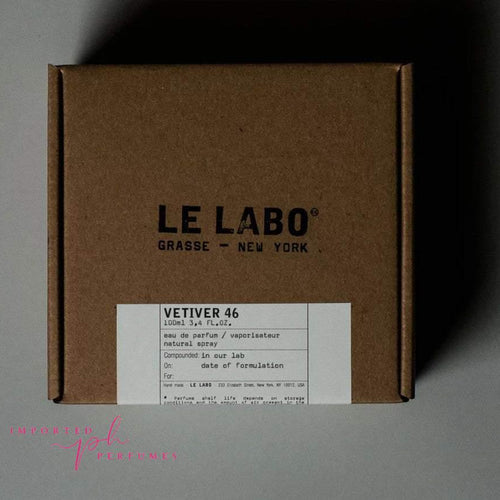 Buy Authentic Le Labo Vetiver 46 Eau De Parfum Unisex 100ml