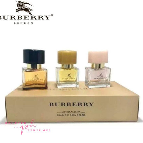 Charger l&#39;image dans la visionneuse de la galerie, My Burberry 3 in 1 Gift Set For Women Eau De Parfum-Imported Perfumes Co-Burberry,burberry for women,gift set,gift sets,gitt set,perfume set,set,sets,women
