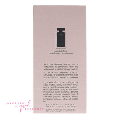 Narciso Rodriguez For Her Eau De Toilette 100ml Women-Imported Perfumes Co-100ml,Narciso Rodriguez,wom,women