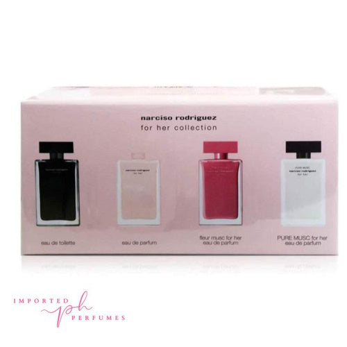 Load image into Gallery viewer, Narciso Rodriguez for Her Collection 4-Piece Mini Set 30ml-Imported Perfumes Co-For her,For Women,gift set,gift sets,Gifts,gitt set,Narciso Rodriguez,perfume set,set,sets,Women
