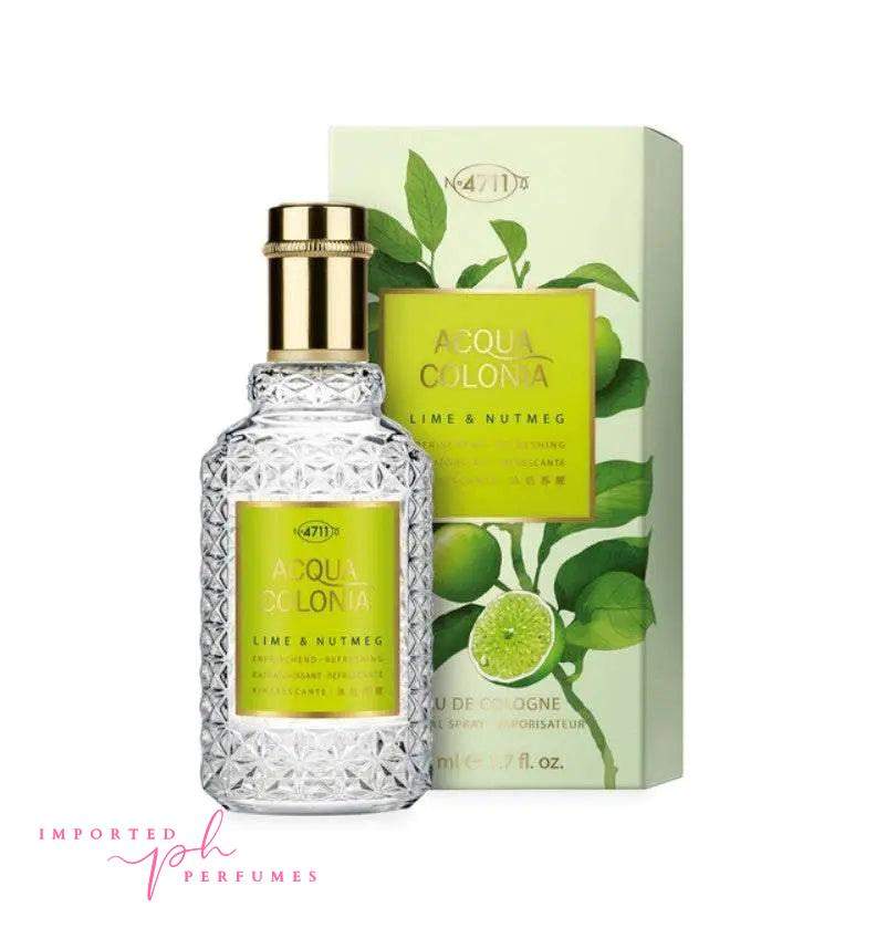 [TESTER] 4711 Acqua Colonia Lime & Nutmeg Eau De Cologne Unisex 50ml-Imported Perfumes Co-4711,men,TESTER,women