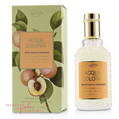 [TESTER] 4711 Acqua Colonia White Peach And Coriander Eau De Cologne 50ml-Imported Perfumes Co-4711,for women,TESTER,women,Women perfume