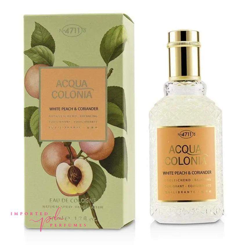 [TESTER] 4711 Acqua Colonia White Peach And Coriander Eau De Cologne 50ml-Imported Perfumes Co-4711,for women,TESTER,women,Women perfume