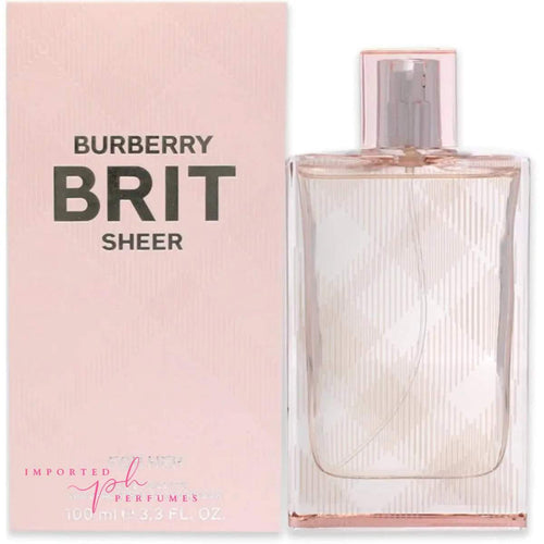 Load image into Gallery viewer, [TESTER] BURBERRY Brit Sheer Eau de Toilette For Her 100ml-Imported Perfumes Co-100ml,200ml,brit,burberry,test,TESTER,women
