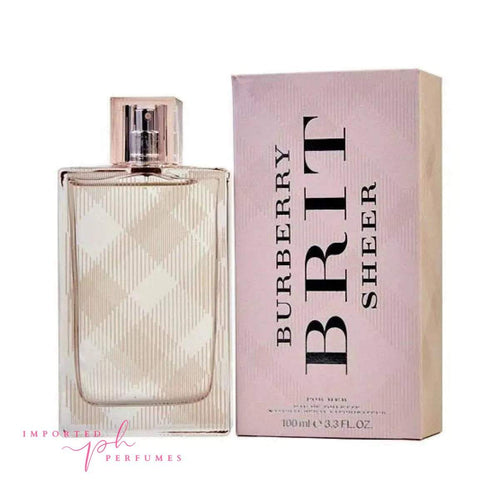 Load image into Gallery viewer, [TESTER] BURBERRY Brit Sheer Eau de Toilette For Her 100ml-Imported Perfumes Co-100ml,200ml,brit,burberry,test,TESTER,women

