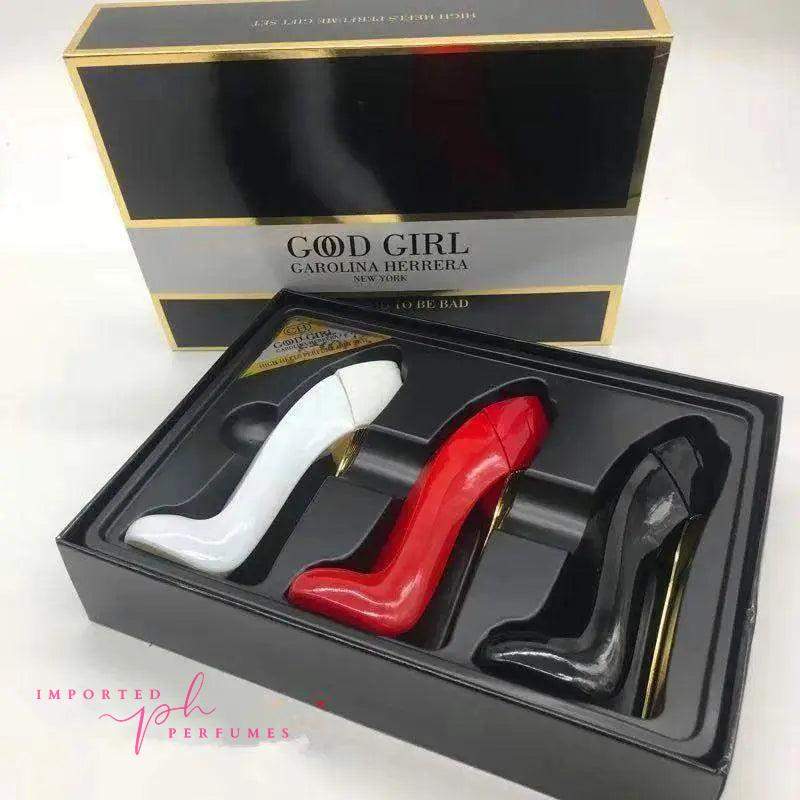 [TESTER] Carolina Hererra Good Girl High Heels 3x Gift Set For Women-Imported Perfumes Co-carolina,carolina herrerra,CH,CK,good girl,set,sets,test,TESTER,women