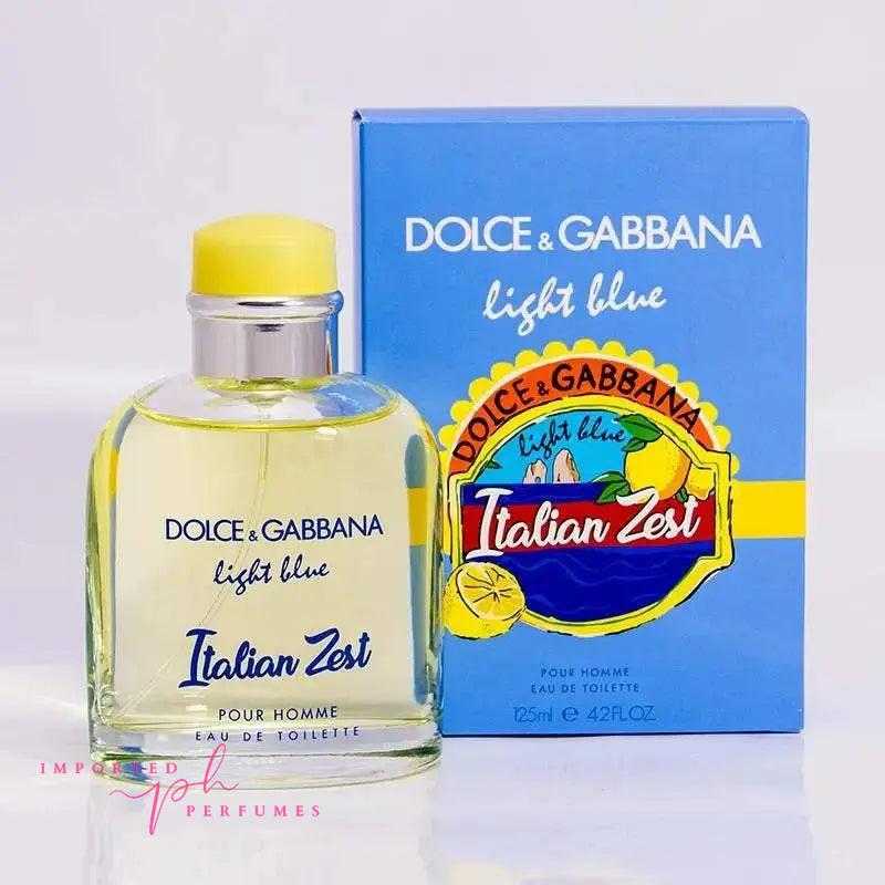 [TESTER] Dolce and Gabbana Light Blue Italian Zest Pour Homme 125ml EDT Imported Perfumes Co
