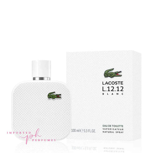 Load image into Gallery viewer, [TESTER] Lacoste L.12.12 Blanc Pour Lui Eau De Toilette 100ml-Imported Perfumes Co-100ml,Lacoste,men,test,TESTER

