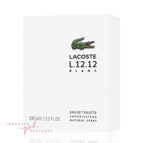 Load image into Gallery viewer, [TESTER] Lacoste L.12.12 Blanc Pour Lui Eau De Toilette 100ml-Imported Perfumes Co-100ml,Lacoste,men,test,TESTER
