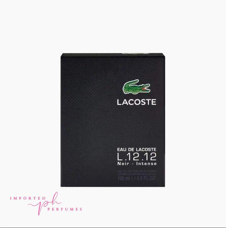 [TESTER] Lacoste L.12.12 Noir Eau de Toilette 100ml For Men-Imported Perfumes Co-for men,L12,L12.12,Lacoste,MEN,Noir,test,TESTER