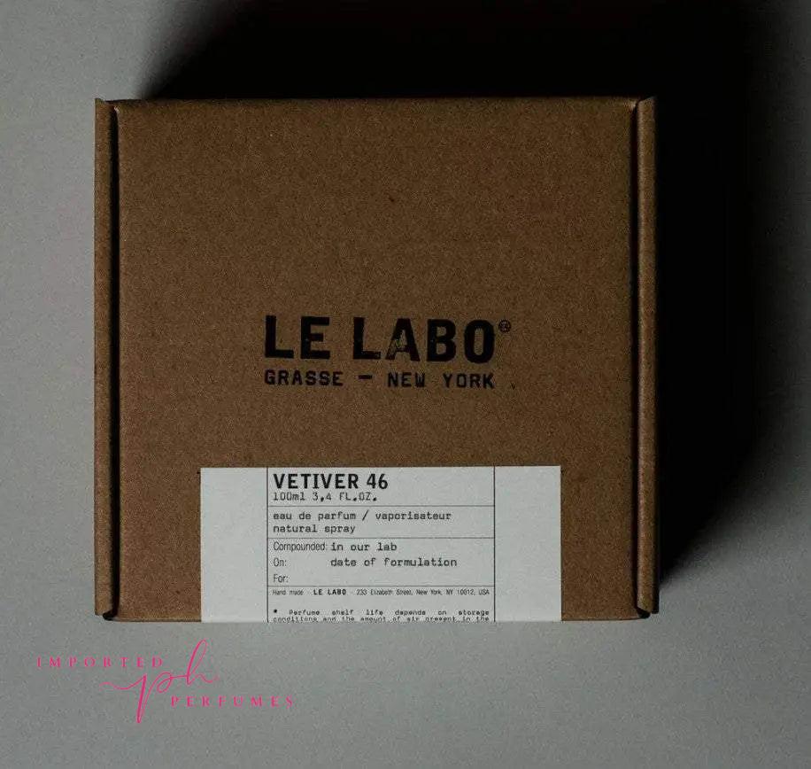 [TESTER] Le Labo Vetiver 46 Eau De Parfum Unisex 100ml Imported Perfumes Co