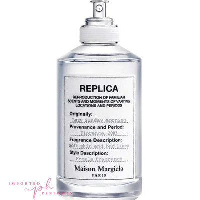 [TESTER] Maison Margiela Replica Lazy Sunday Morning Eau de Toilette 100ml Imported Perfumes Co