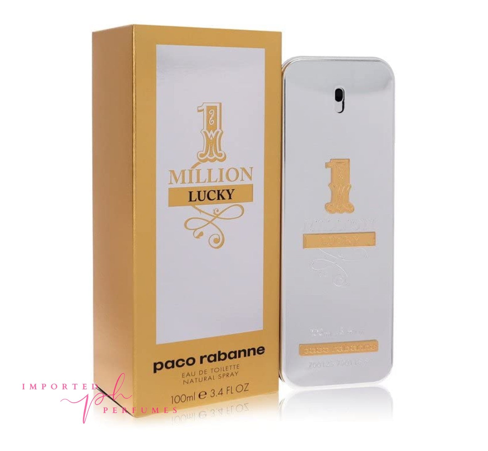 [TESTER] Paco Rabanne 1 Million Lucky Eau De Toilette 100ml For Men Imported Perfumes Co